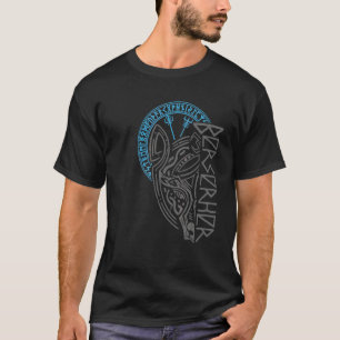 Berserker Beer Krijger Odin Runen Noorse Kompas Vi T-shirt