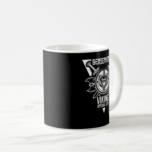 Berserker Shirt Viking Special Ops Beer Koffiemok (Voorkant rechts)