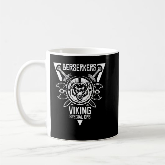 Berserker Shirt Viking Special Ops Beer Koffiemok (Links)