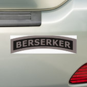 Berserker Tab - Ondergedompeld Bumpersticker (Op auto)