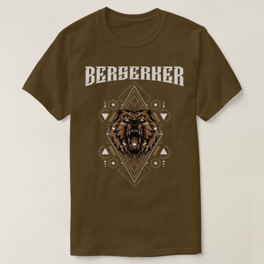 Berserker Viking Beer T-shirt (Design voorkant)