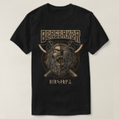 Berserker Viking Norse Pagan Beer Warrior T-shirt (Design voorkant)
