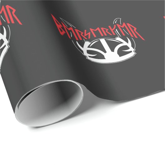 Berserker Viking runt Norse Paganism Cadeaupapier (Rol Hoek)