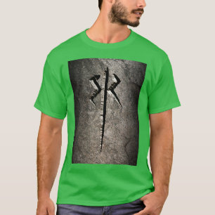 Berserkers Rage stone carved-symbool T-shirt