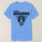 Berserkir Berserker Vikings Black T-shirt (Design voorkant)