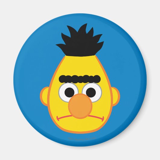 Bert Boze Gezicht Magneet (Voorkant)
