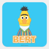 Bert Classic Style Vierkante Sticker (Voorkant)