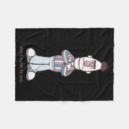 Bert Dont Talk To Me  Fleece Deken (Voorkant (Horizontaal))