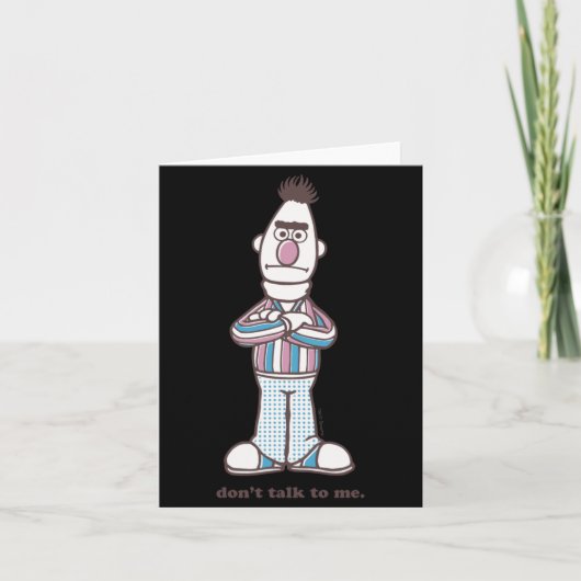 Bert Dont Talk To Me Kaart (Voorkant)