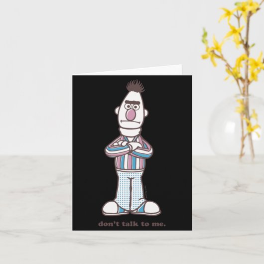 Bert Dont Talk To Me  Kaart (Gele Bloem)