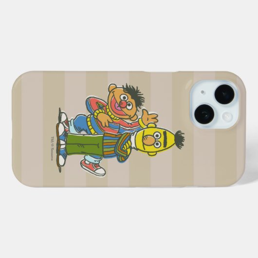 Bert en Ernie Classic Style Case-Mate iPhone Case (Achterkant (horizontaal))