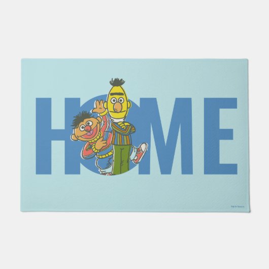 Bert en Ernie Classic Style Deurmat (Voorkant)