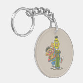 Bert en Ernie Classic Style Sleutelhanger (Voorkant Links)