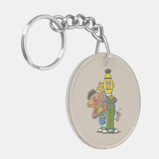 Bert en Ernie Classic Style Sleutelhanger (Voorkant Links)