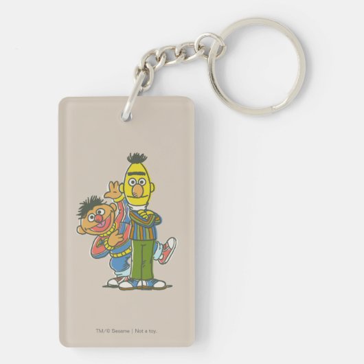 Bert en Ernie Classic Style Sleutelhanger (achterkant)