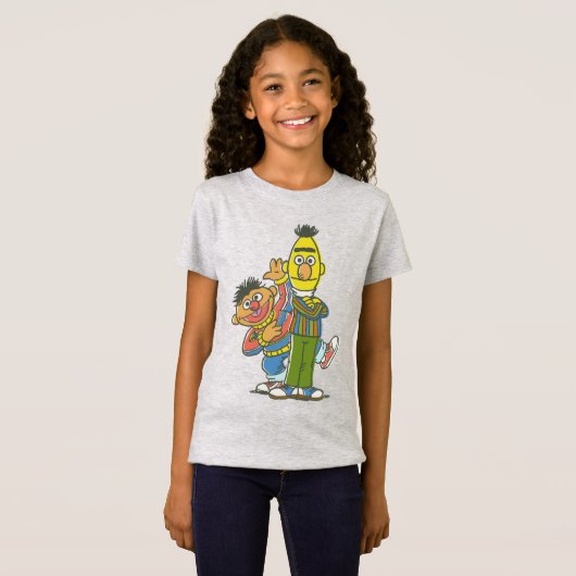 Bert en Ernie Classic Style T-shirt (Voorkant volledig)