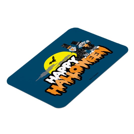 Bert en Ernie | Fijne Halloween Magneet (Linkerzijde)