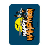 Bert en Ernie | Gelukkig Halloween Magneet (Verticaal)