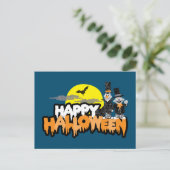 Bert en Ernie | Happy Halloween Briefkaart (Staand voorkant)
