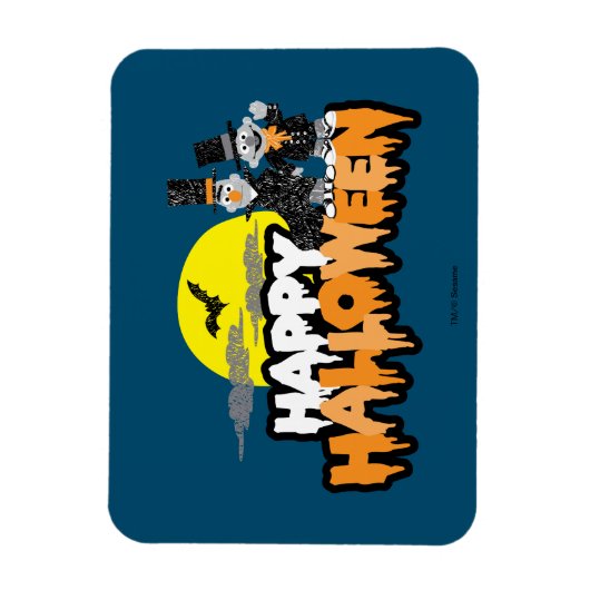 Bert en Ernie | Happy Halloween Magneet (Verticaal)