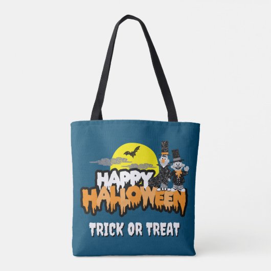 Bert en Ernie | Happy Halloween Tote Bag (Achterkant)