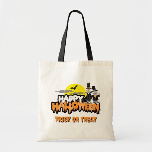 Bert en Ernie | Happy Halloween Tote Bag (Voorkant)