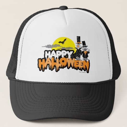Bert en Ernie | Happy Halloween Trucker Pet (Voorkant)