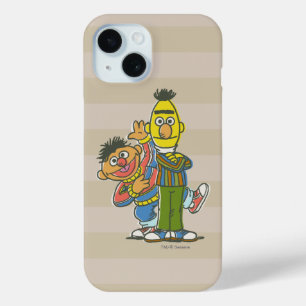 Bert en Ernie Klassieke Stijl iPhone 15 Case
