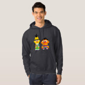 Bert en Ernie Pixel Art Hoodie (Voorkant volledig)