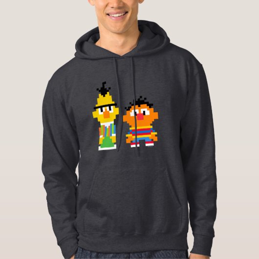 Bert en Ernie Pixel Art Hoodie (Voorkant)