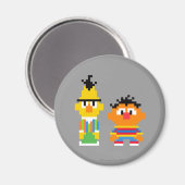 Bert en Ernie Pixel Art Magneet (Voorkant / Achterkant)