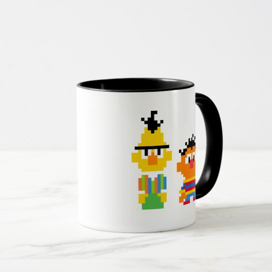 Bert en Ernie Pixel Art Mok (Voorkant rechts)