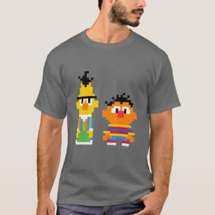 Bert en Ernie Pixel Art T-shirt