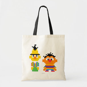Bert en Ernie Pixel Art Tote Bag