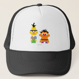 Bert en Ernie Pixel Art Trucker Pet