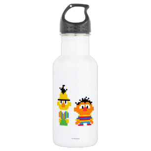 Bert en Ernie Pixel Art Waterfles