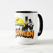 Bert en Ernie | Prettig Halloween Mok (Voorkant rechts)