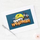 Bert en Ernie | Prettig Halloween Rechthoekige Sticker (Envelop)
