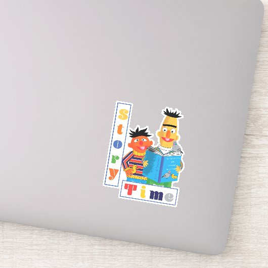 Bert en Ernie Reading Buddies Verhaal Tijd Sticker (Detail)