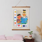 Bert en Ernie Story Time Hangend Wandkleed (Slaapkamer)