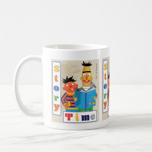 Bert en Ernie Story Time Koffiemok (Links)