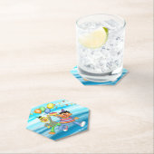 Bert en Ernie Verjaardagsballonnen Kartonnen Onderzetters (Insitu)