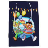 Bert en Ernie Verjaardagsballonnen Medium Cadeauzakje (Voorkant)