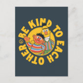 Bert en Ernie | Wees aardig tegen elkaar Briefkaart (Voorkant)