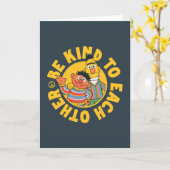 Bert en Ernie | Wees aardig tegen elkaar Kaart (Gele Bloem)