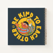 Bert en Ernie | Wees aardig tegen elkaar Notitieboek (Achterkant)