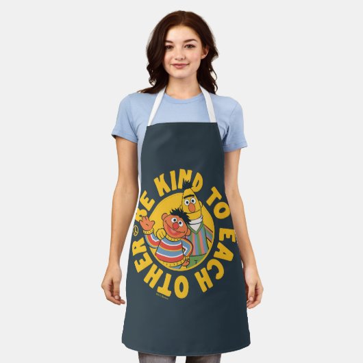 Bert en Ernie | Wees aardig tegen elkaar Schort (Gedragen)