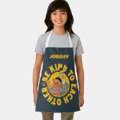 Bert en Ernie | Wees vriendelijk | Jouw namen toev Schort (Insitu)