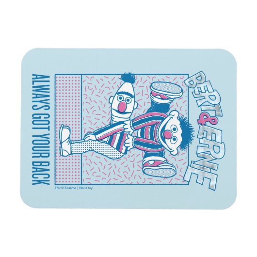 Bert & Ernie | Altijd achter je Magneet (Horizontaal)