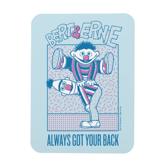 Bert & Ernie | Altijd achter je Magneet (Verticaal)